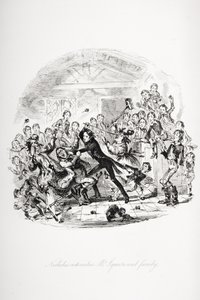 Illusztráció Charles Dickens Nicholas Nicklebyjéhez alkotó: Hablot Knight (1815 92) Browne
