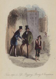 Illusztráció: Lewis Arundel vagy Az élet vasútja, Frank E Smedley (színes metszet)