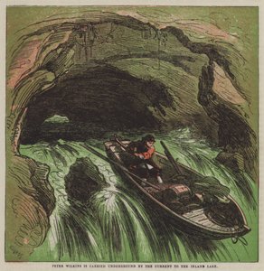 Peter Wilkinst a föld alá viszi az áramlat a Belső-tóhoz (színes litó) alkotó: after Hablot Knight Browne