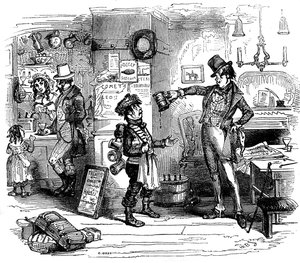 Charles Dickens "The Old Curiosity Shop" alkotó: Hablot Knight Browne