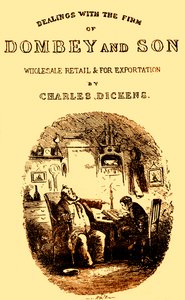 Charles Dickens: Dombey & Son. Címlap alkotó: Hablot Knight Browne