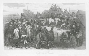 Londoni utcák: London: Epsom Races (metszet)