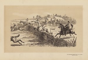 The Tumbletown Steeple-Chase, No 2, The Start (metszet)