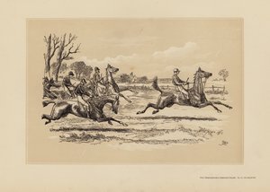 The Tumbletown Steeple-Chase, No 3, Too hot to last (metszet)