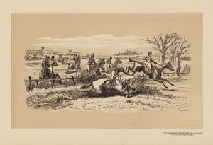 The Tumbletown Steeple-Chase, No 5, A Scramble (metszet)