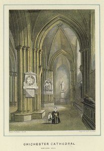 Chichester katedrális, északi folyosó alkotó: Hablot Knight Browne