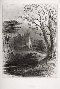 Charles Dickens (1812-70) 1853-ban kiadott „Bleak House” című előlapja alkotó: Hablot Knight Browne