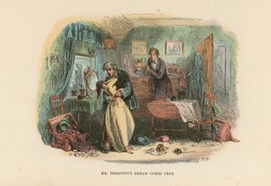 Illusztráció David Copperfield számára alkotó: Hablot Knight Browne