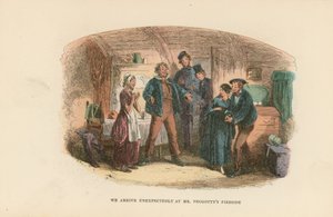 Illusztráció David Copperfield számára alkotó: Hablot Knight Browne