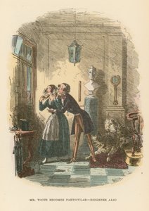 Illusztráció a Dombey és fiához alkotó: Hablot Knight Browne
