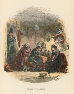 Illusztráció Dombey és fia számára alkotó: Hablot Knight Browne