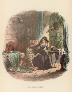 Illusztráció Dombey és fia számára alkotó: Hablot Knight Browne