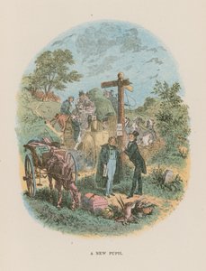 Illusztráció Martin Chuzzlewit számára alkotó: Hablot Knight Browne