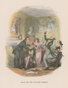 Illusztráció Martin Chuzzlewit számára alkotó: Hablot Knight Browne