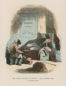 Illusztráció Martin Chuzzlewit számára alkotó: Hablot Knight Browne