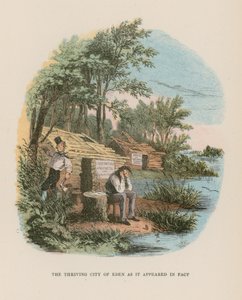 Illusztráció Martin Chuzzlewit számára alkotó: Hablot Knight Browne