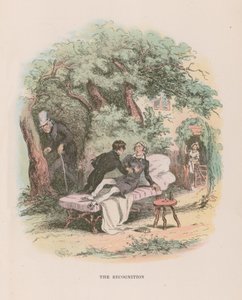 Illusztráció Nicholas Nickleby számára alkotó: Hablot Knight Browne