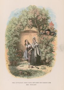Illusztráció Nicholas Nickleby számára alkotó: Hablot Knight Browne