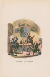 Illusztráció a Pickwick Papers számára alkotó: Hablot Knight Browne