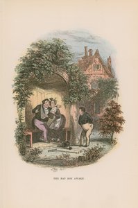 Illusztráció a Pickwick Papers számára alkotó: Hablot Knight Browne