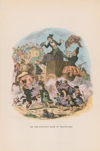 Illusztráció a Pickwick Papers számára alkotó: Hablot Knight Browne