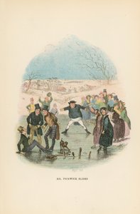Illusztráció a Pickwick Papers számára alkotó: Hablot Knight Browne