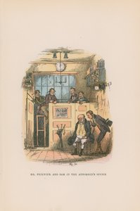 Illusztráció a Pickwick Papershez alkotó: Hablot Knight Browne
