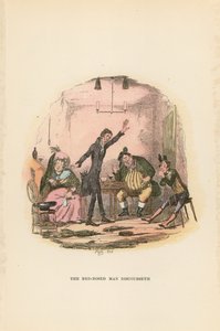 Illusztráció a Pickwick Papers számára alkotó: Hablot Knight Browne