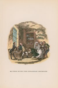 Illusztráció a Pickwick Papers számára alkotó: Hablot Knight Browne