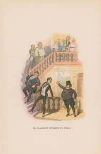 Illusztráció a Pickwick Papers számára alkotó: Hablot Knight Browne