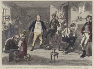 Illusztráció a Pickwick Papers számára alkotó: Hablot Knight Browne