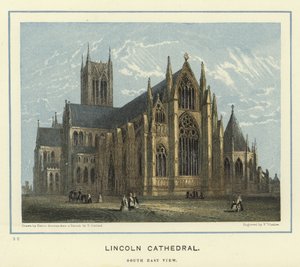 Lincoln Cathedral, south east view  alkotó: Hablot Knight Browne