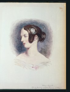 Mary Hogarth, 1890 körül (wc, papír) alkotó: Hablot Knight Browne