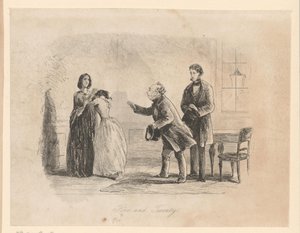 Meagles úr megpróbálja rávenni Tattycoramot, hogy menjen velük, de ő Miss Wade felé fordul