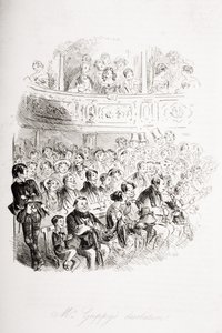 Mr. Guppy pusztasága, Charles Dickens (1812-70) „Bleak House” című művéből készült illusztráció, 1853-ban megjelent alkotó: Hablot Knight Browne