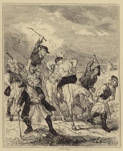Gally és Chester meggyilkolása csempészek által alkotó: Hablot Knight Browne