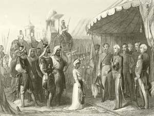Dhuleep Singh maharadzsah beadványa Sir Henry Hardinge-nak alkotó: Hablot Knight Browne