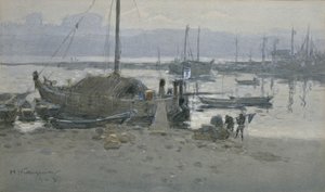 Tanabe kikötője alkotó: Hachir Nakagawa
