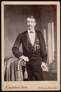 J. Watts portréja John Watts De Peyster 1821-1907, 1896 előtt. alkotó: Hagelstein Bros