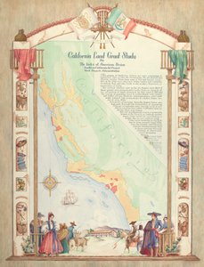 Térkép: California Land Grant Study alkotó: Hal Blakeley