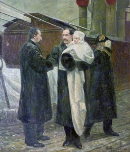 Haakon király norvég földön 1905-ben