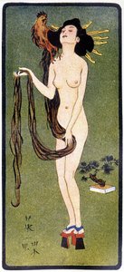 Fiatal japán akt – Félicien Champsaur „” japán babájában”, ill. Hanafusa Itcho, Párizs