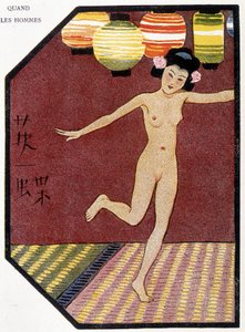 Fiatal japán meztelen tánc – Félicien Champsaur „” japán babájában”, ill. Hanafusa Itcho, Párizs