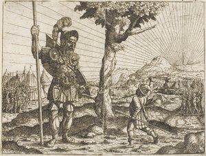 Dávid és Góliát alkotó: Hanns Lautensack