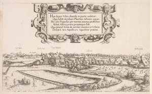 Panorámás kilátás Nürnbergre: bal oldali rész