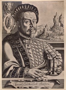 Hans Sebald Lautensack német nyomdász, rajzoló és éremdíjas, 1894. XVI. század