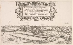 Nürnbergi panoráma: bal oldali rész, 1552.