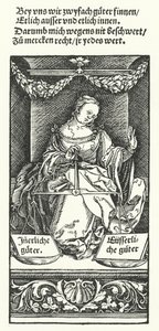 Belső és külső jó (metszet) alkotó: Hans (after) Burgkmair