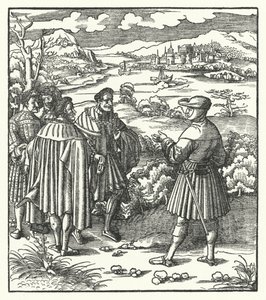 I. Maximilián császár, 1496 körül (metszet) alkotó: Hans (after) Burgkmair