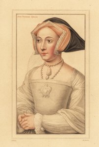 Jane Seymour, angol királynő, VIII. Henrik király harmadik felesége, 1812 (metszet)